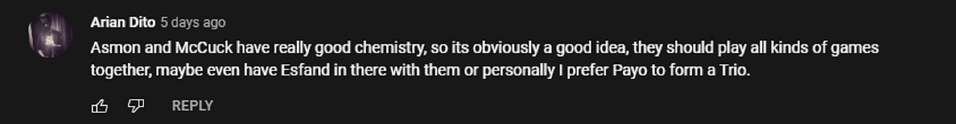 A fan suggests possible collaborations on the GTA RP server (Image via YouTube/Asmongoldclips)